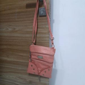 Beautiful Carrot Colour Sling Bag