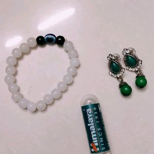 Kajal Bracelet And Earring Combo