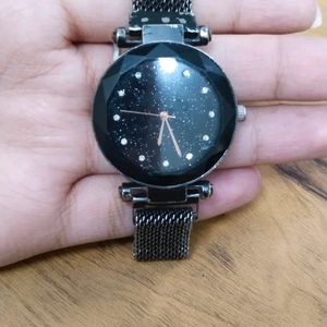 Black Sparkle Watch Magnetic Strap