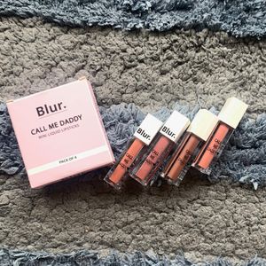 Blur Mini “Call Me Daddy” Lipsticks Pack Of 4