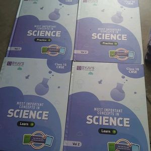 Byju's Science Books With 2 Practical Book