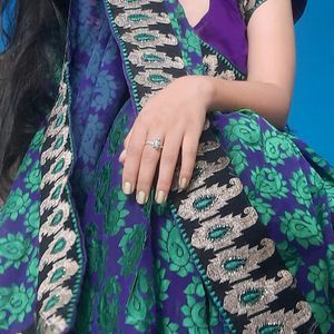 🔥🔥SAREE SALE 🔥🔥beautiful peacock color saree😍😍😍