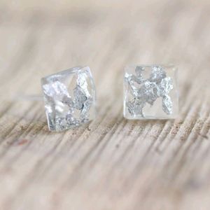 Resin Stud Earrings