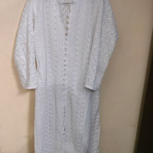 White Cotton Kurta