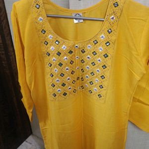 Mirror Work Kurta