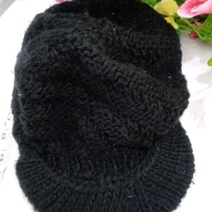 🖤💫Black Woolen Cap 💫🖤