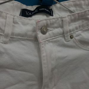 Cargo White Jeans