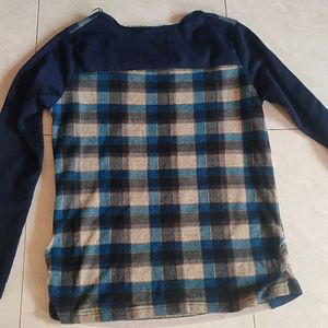 Women's Full sleeve Checks Top