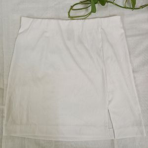 White Mini Skirt