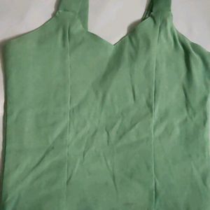 Green Top With Sexy Back Neck