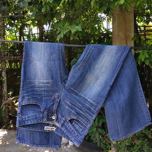 Vintage Low-waist Bootcut Jeans