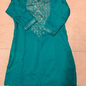 Max Green Gold Ethnic Kurta