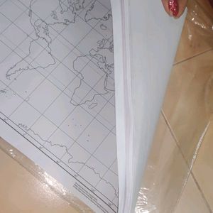 WORLD MAP - 49 LOOSE SHEET MAP