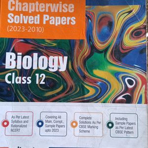 BIOLOGY CLASS 12 SAMPLE PAPER BOOK