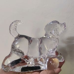 Home Decor/ Dog Glass Statue