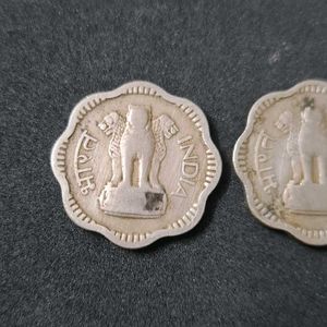 10 Naye Paise Coins of 1957 & 1959