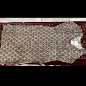 Flower Printed Cotton Kurti And Pant