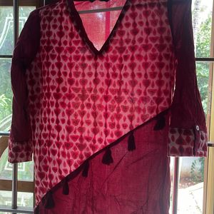 Red Ethnic Top