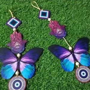 (Pack Of 2 )  Butterfly Wall Hanging Fix Rate