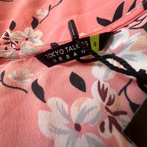 Tokyo Talkies floral skater pink dress