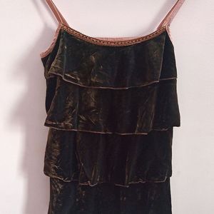 Imported Tank Velvet Tops