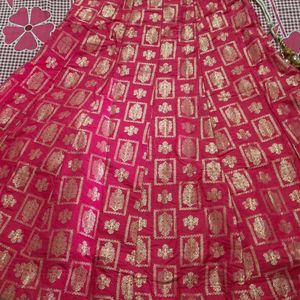 Lehnga Choli Set With 2 Dupatta