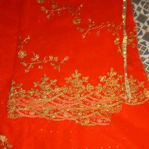 Heavy Embroidery Bridal Plazzo Suit (Semi Stitch)