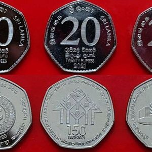 Srilanka 20 Rupees 3 Different Commemorative Coin