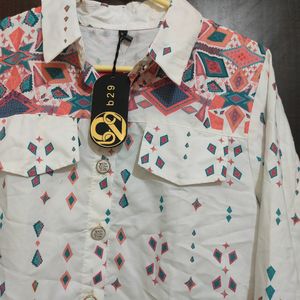 Beautiful Premium Quality Shirt Pattern Jacket