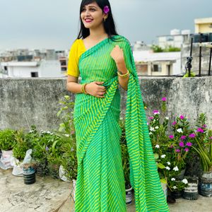 Lehriya Saree