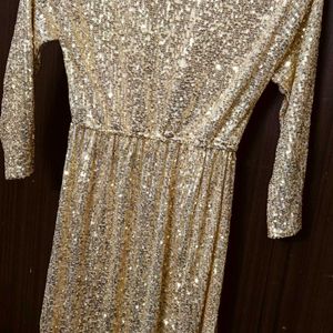 Golden Dress For Women ..Small To Medium