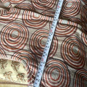 Ladies Nehru Jacket Kantha Work Beige