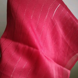 BLOOD RED SAREE/FABRIC