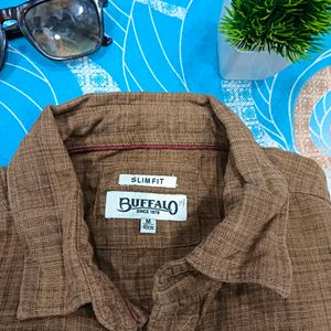 Buffalo Brown Shirt For Men