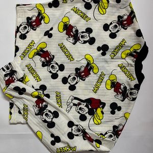 White Mickey Mouse Cord Set