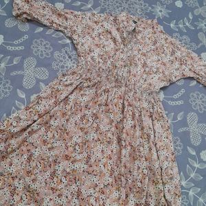 Mini Frock with Flower print