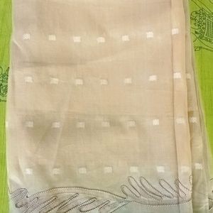 Saree With Nude Colour