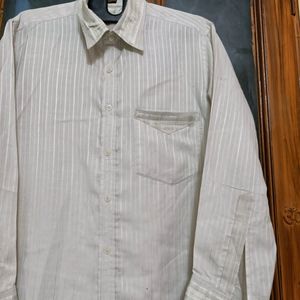 Off White Colour Mens Shirt