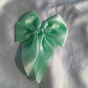 Satin Bow Clip