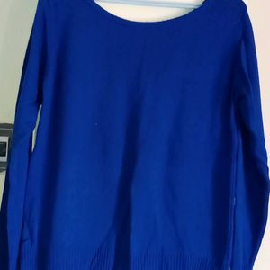 Dress berry Women Blue Solid Sweater