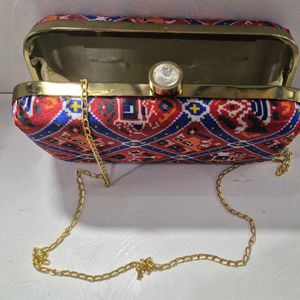 Patola Printed Clutch