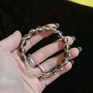 Smoky Quartz Wire Wrapped Bracelet New