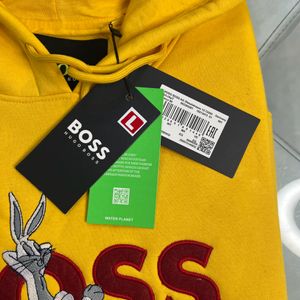 BOSS HOODIE BRANDED M L SIZES AVAILABLE