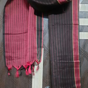 Red And Black Dupatta