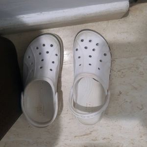 White Crocs Unisex