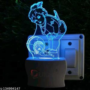 GOD SHIV Acrylic 3D Optical Illusion Night Lamp