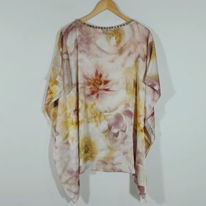 Multi Color Tie & Dye Kaftan Top (Women's)