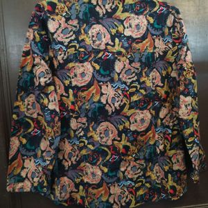 A Export Multibranded Girls Printed Shirt