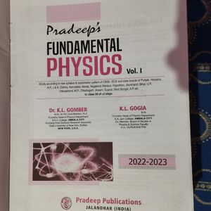 Pradeep Physics Class 12