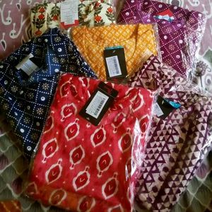 COMBO OF 6 KURTIS (Only Kurti No Pant And Dupatta)